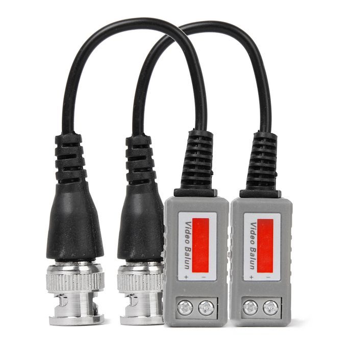 Twisted BNC CCTV Video Balun Passive Transceivers UTP Balun BNC Cat5
