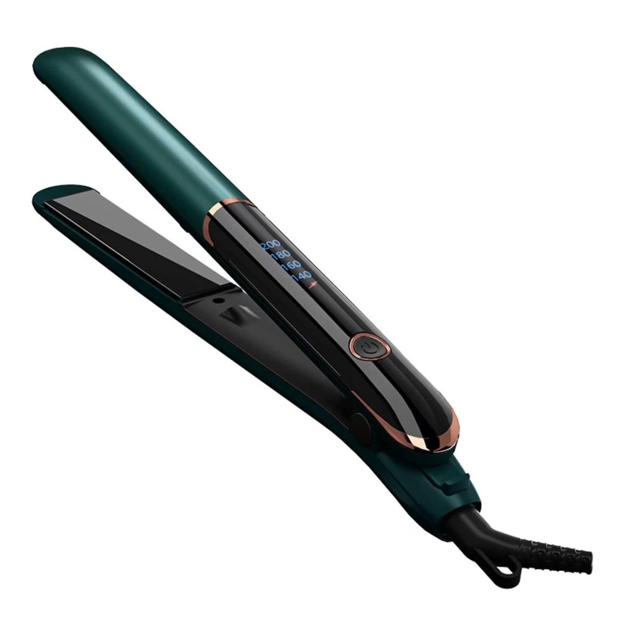 1 Inch Anti Static Flat Iron with Floating Ceramic Plates and Digital Controls Hair Straightener