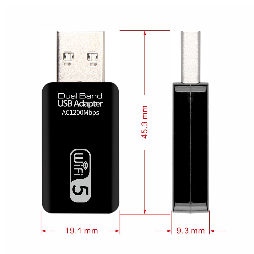 ALLOUSEED Dual Band 1200Mbps USB 3.0 Network Card Adapter