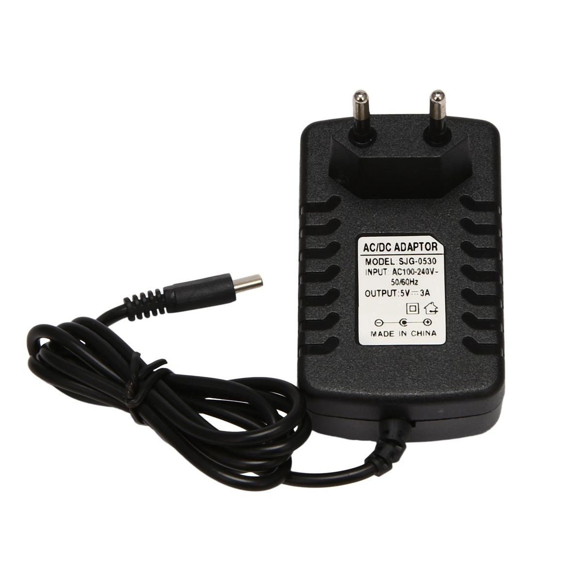 for Raspberry Pi 4 Power Switch Button Power Adapter Supply Micro-USB Port 5 V Volt for Raspberry Pi 4 Model(EU Plug)