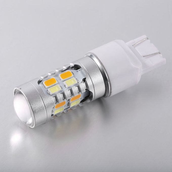 2 Pcs High Power Dual-Color Switchback 20-SMD-5630 LED Bulb Turn Signal Light