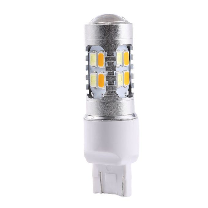 2 Pcs High Power Dual-Color Switchback 20-SMD-5630 LED Bulb Turn Signal Light