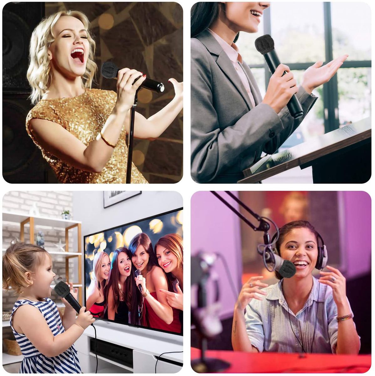 Disposable Microphone Cover Non-Woven Clean And No-Odor