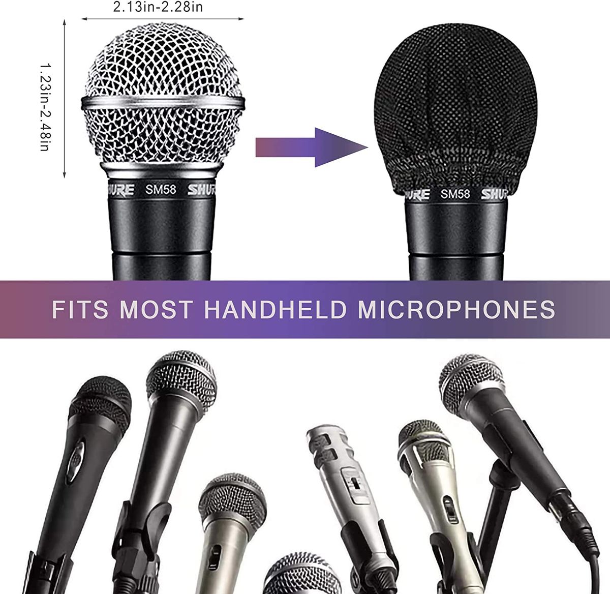 Disposable Microphone Cover Non-Woven Clean And No-Odor