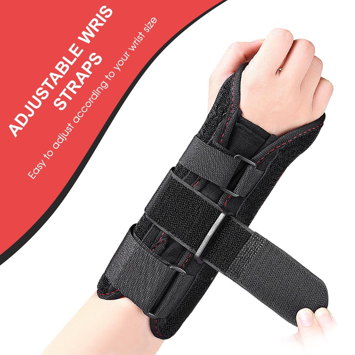 2pcs Carpal Tunnel Wrist Splint Wrist Support Brace for Wrist and Hands Relief