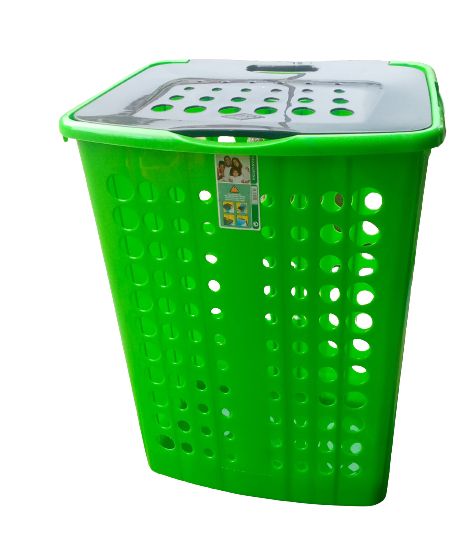 Plastic Laundry Basket With Lid