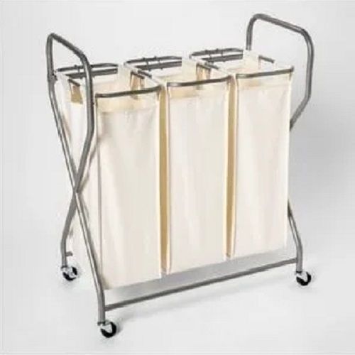Easy-Lift Triple Laundry Sorter