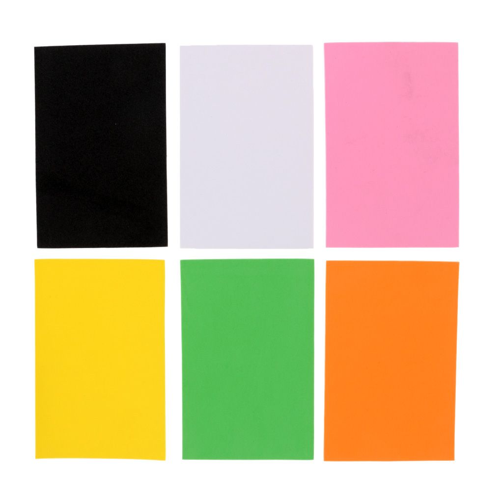 6Pcs 2mm Fly Tying EVA Foam Sheet Fly Tying Materials Crafts For Fly