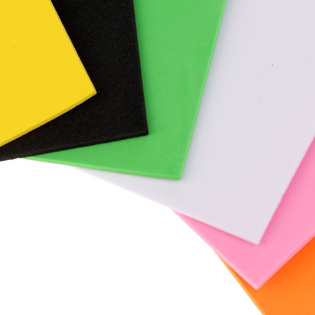 6Pcs 2mm Fly Tying EVA Foam Sheet Fly Tying Materials Crafts For Fly