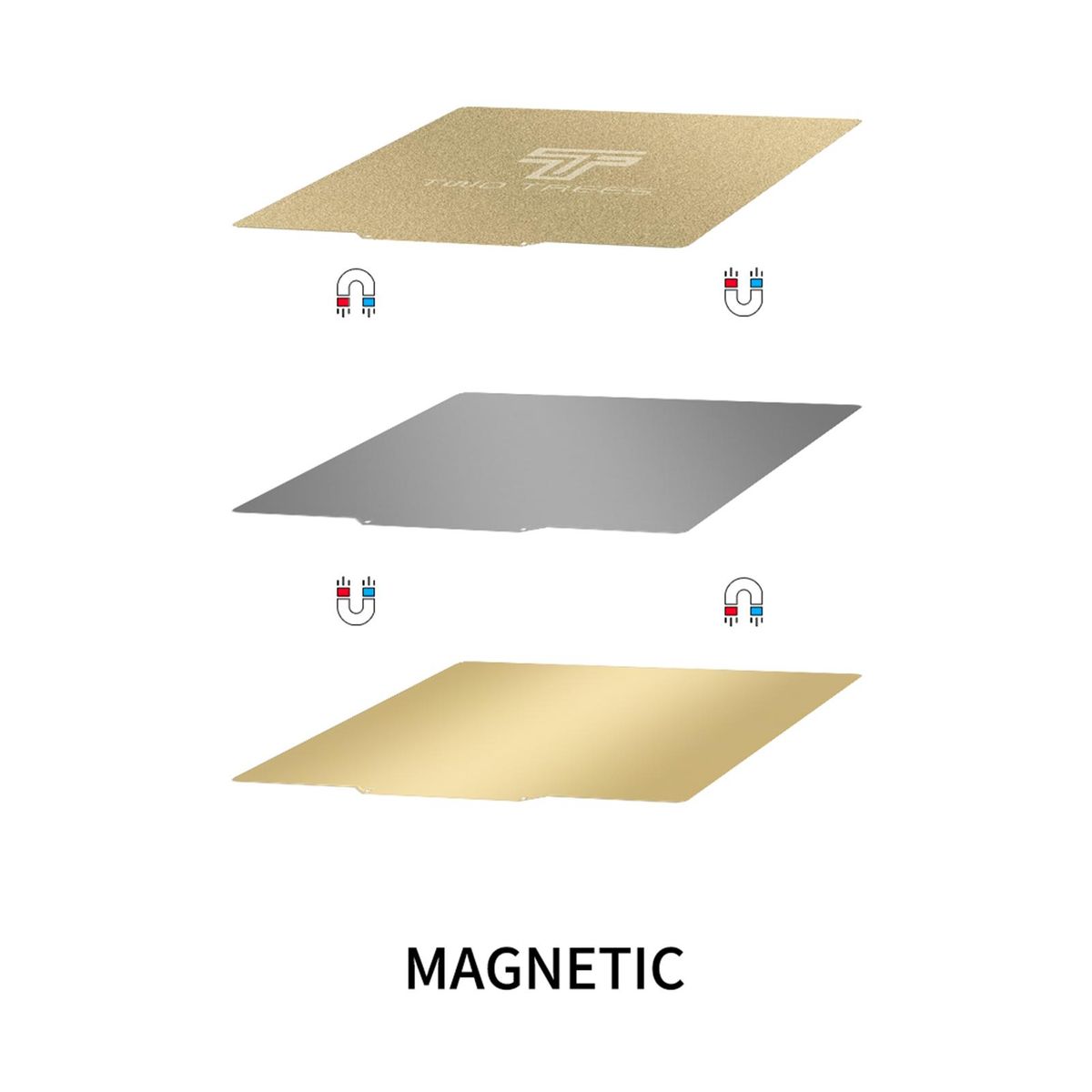 TWO TREES 310*310mm Removal Spring Steel PEI Sheet Print Bed + Magnetic Sticker with Adhesive Backing for Creality CR-10 CR-10S Anet A8 Plus Artillery SW-X1 3D Printer