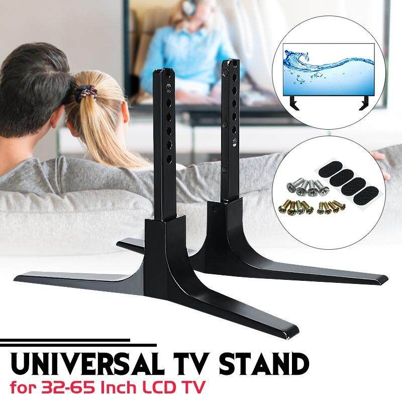 Universal TV Stand Base Plasma LCD Flat Screen Table Top Pedestal Mount 32-65" For Sha*rp Sam-sung TC-L S-ony