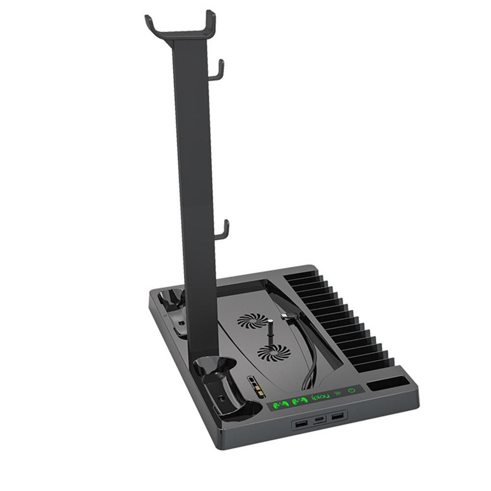 for PS5 Console Vertical Cooling Stand Charging Dock Games