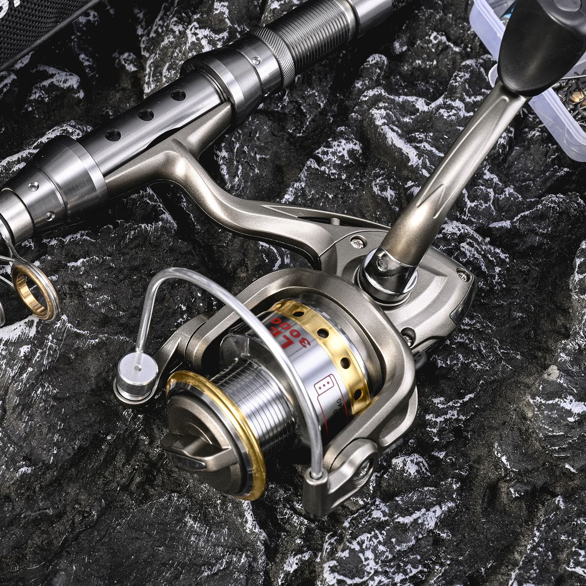 Fishing Pole Combo Set 2PCS Rod And Reel Telescopic Fishing