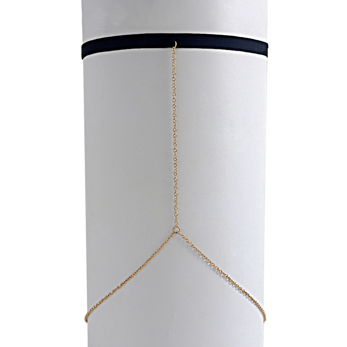 Leg Chain Elastic Force Body Thigh Chain Fashion Accessories Golden