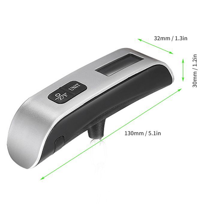 Portable Digital Luggage Scale - LCD Display - 50kg/10g