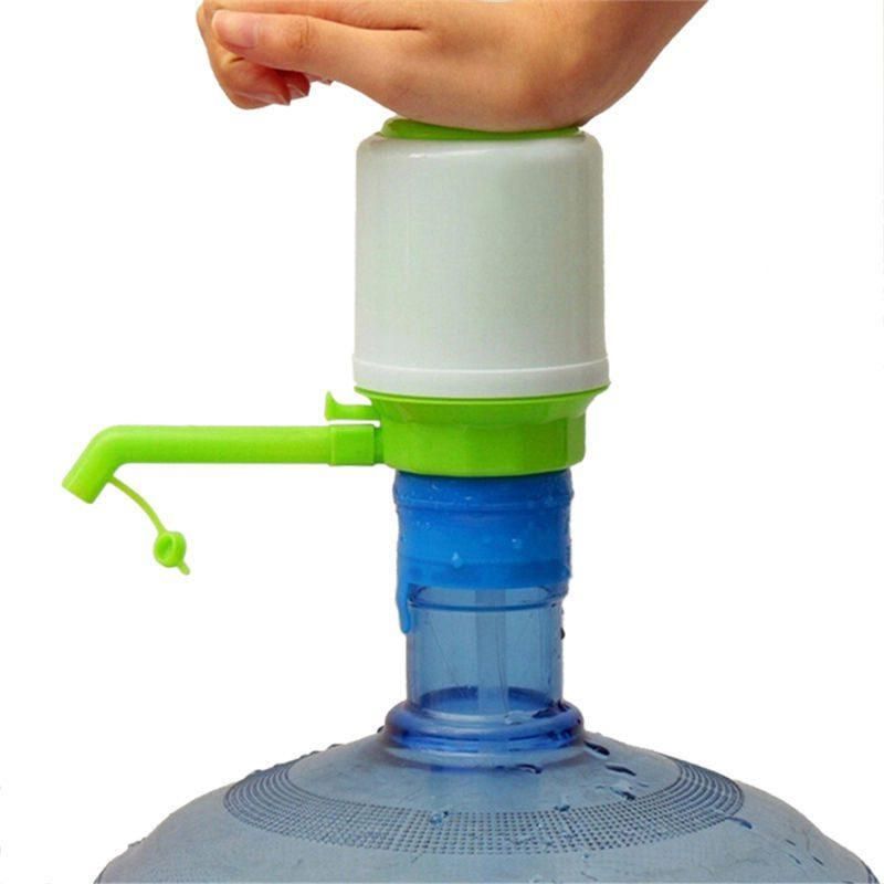 1x Drinking Water Pump Manual Bottled Hand Press Portable Pump Dispenser