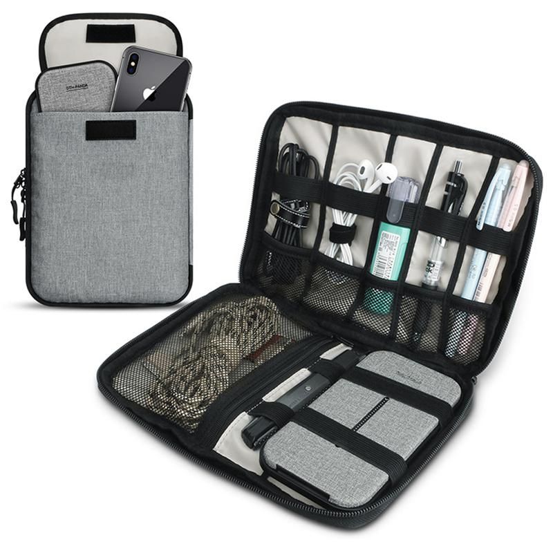 Travel Electronic Cable Organizer Bag Waterproof Travel Accessories Carry Cases Cord Storage Bag For Cable Charger Phone USB SD