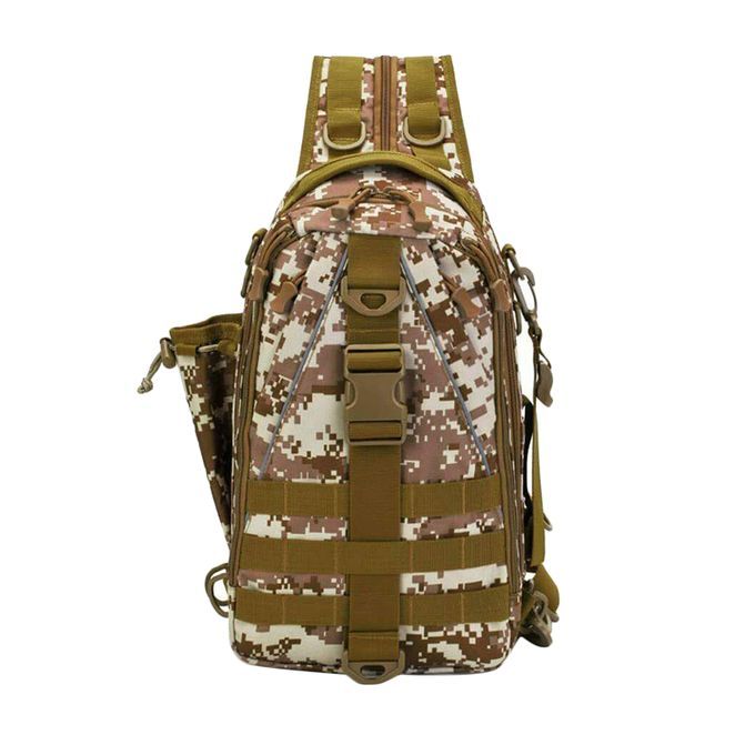 Durable Sling Bag Travel Fanny Pack Bags Molle Backpack Desert