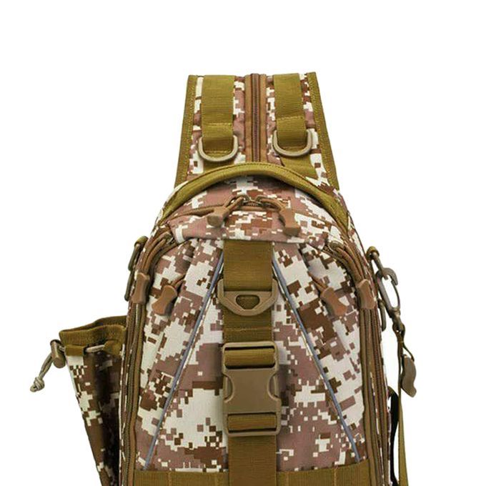 Durable Sling Bag Travel Fanny Pack Bags Molle Backpack Desert