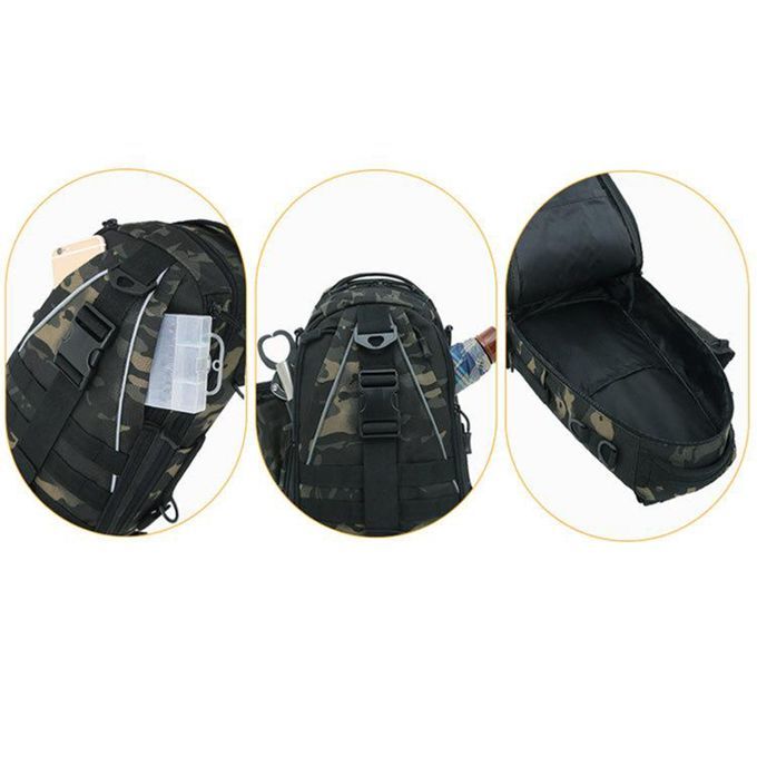 Durable Sling Bag Travel Fanny Pack Bags Molle Backpack Desert