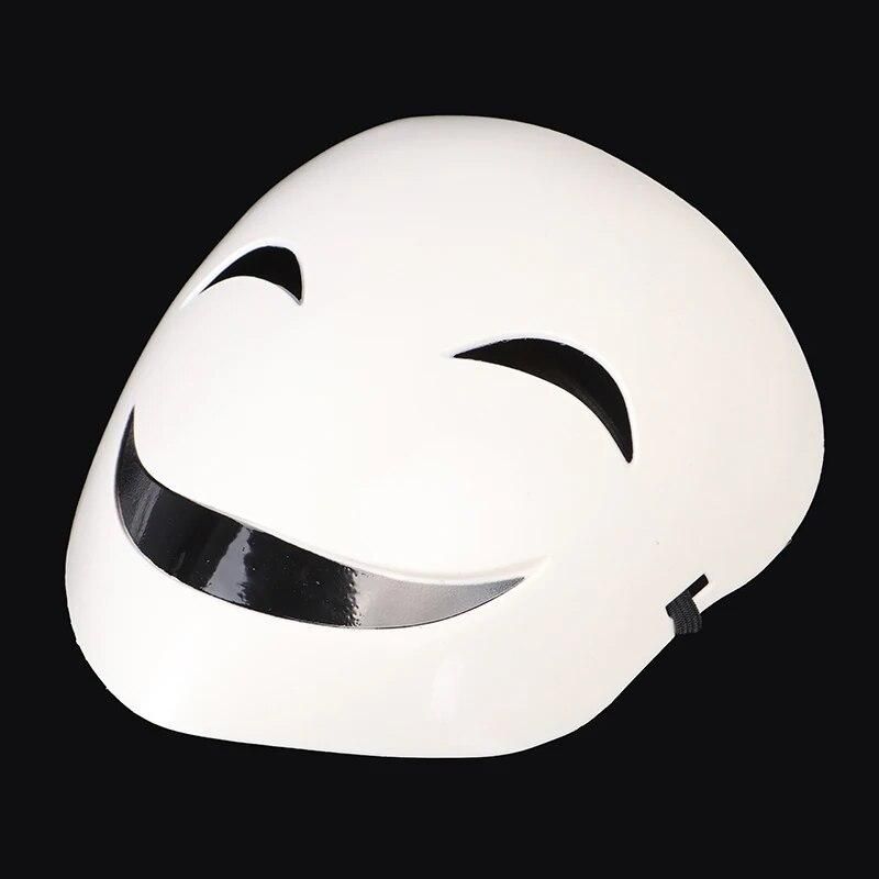 Adjustable Mask Adults Japanese Anime Black Bullet Hiruko White Visible Helmet Cosplay Costume Props Halloween Gifts Collection