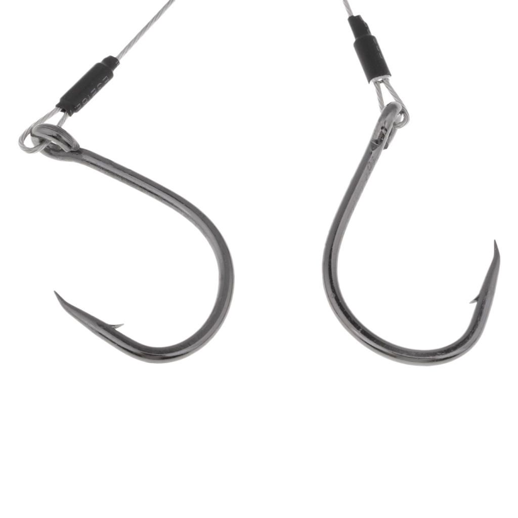 Double Fishing Hooks High Carbon Steel Fishing Assist Hook