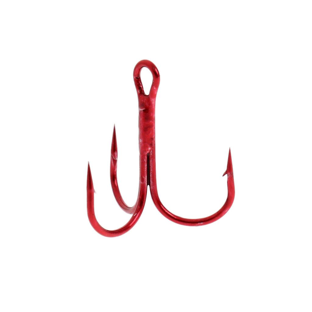 100Pcs/pack Sea Fishing  Hooks Barbed Jig Crank Hooks