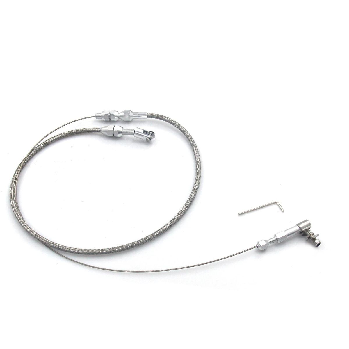 24inch Braided Throttle Cable Kits Can be Cut to Fit any Application