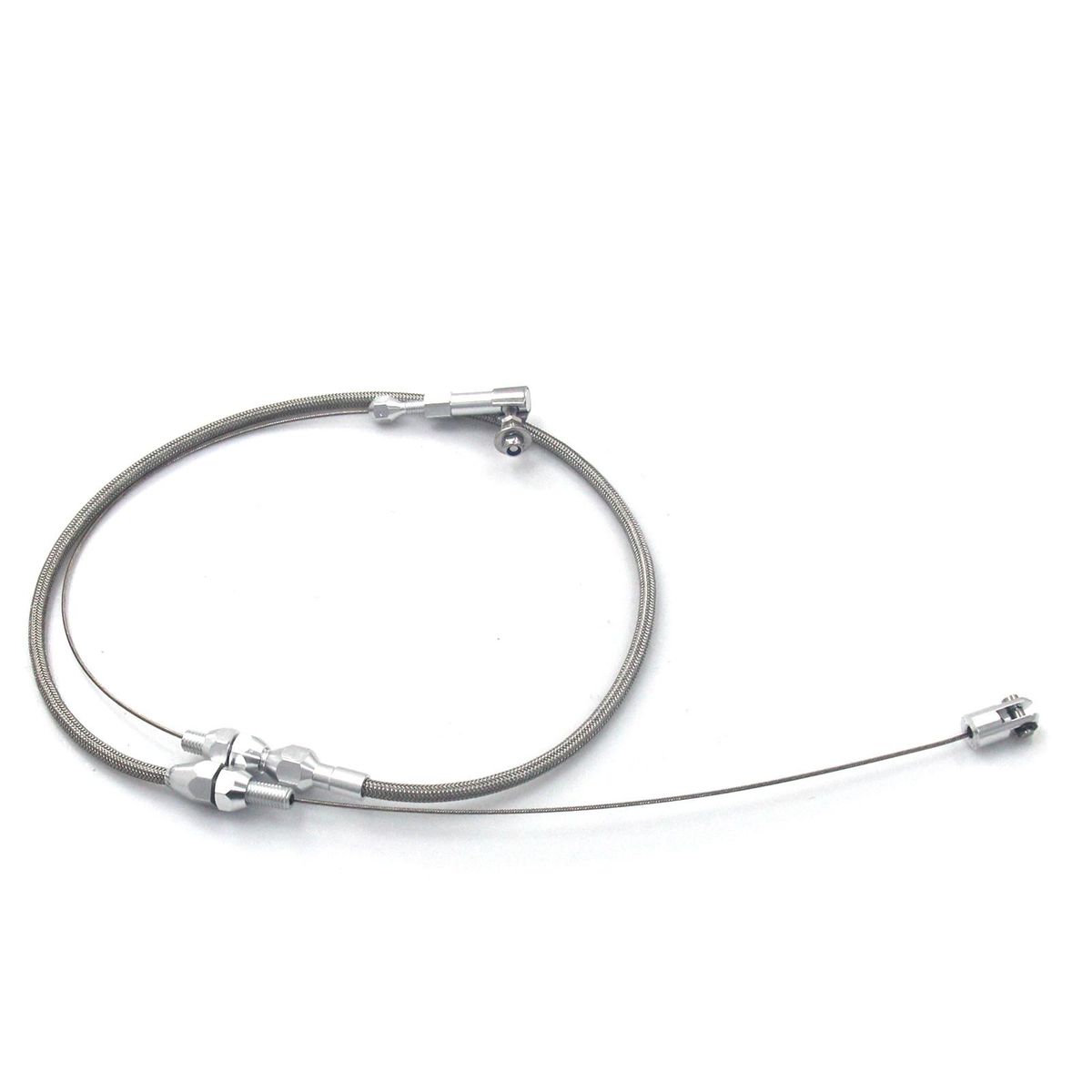 24inch Braided Throttle Cable Kits Can be Cut to Fit any Application