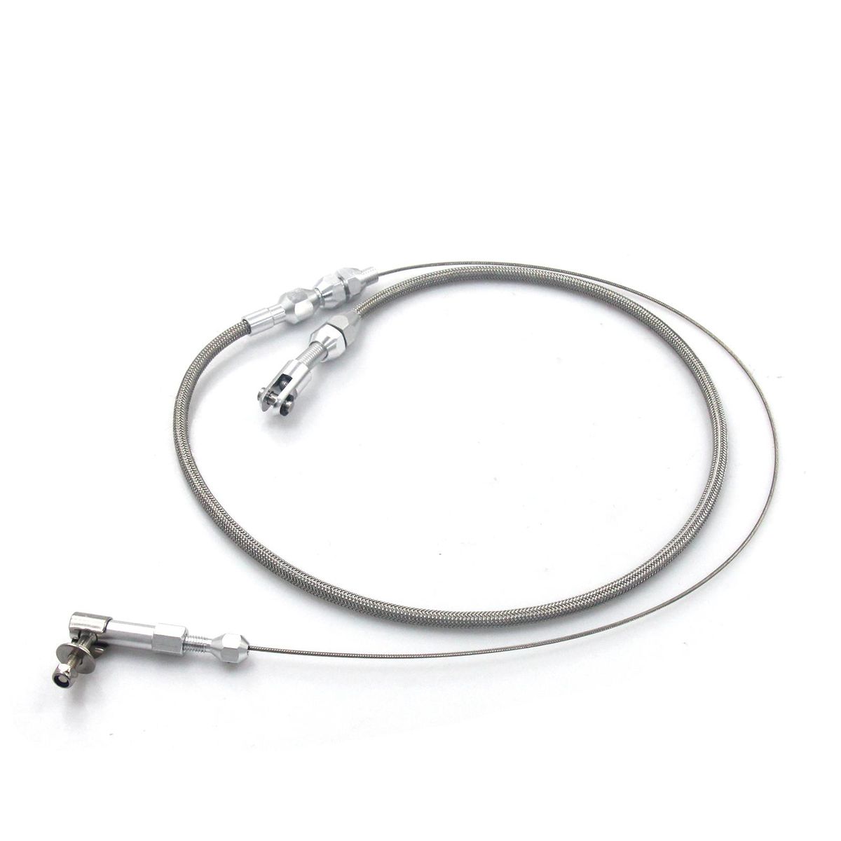 24inch Braided Throttle Cable Kits Can be Cut to Fit any Application