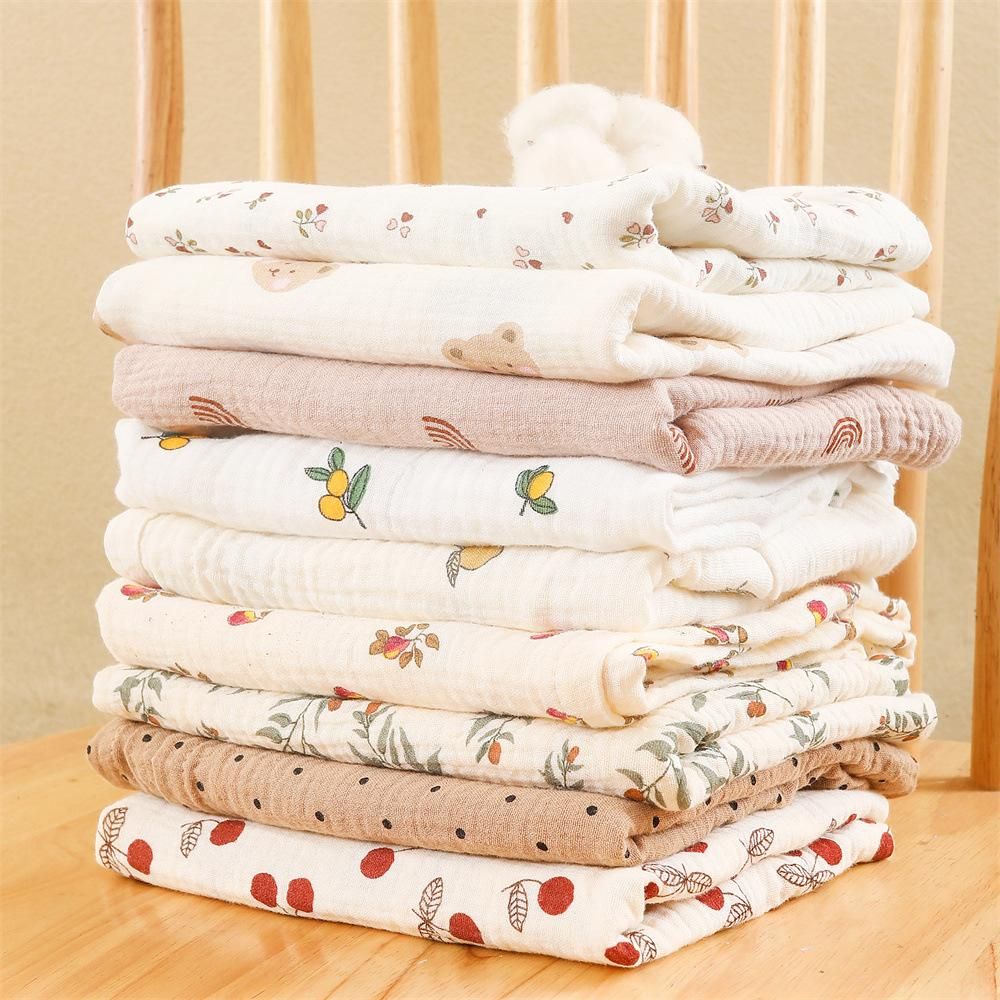 Baby Muslin Swaddle Blankets Baby Receiving Blanket Infant Wrap Bath Towel Baby Born Stroller Cover Newborn Soft Quilt Bebe