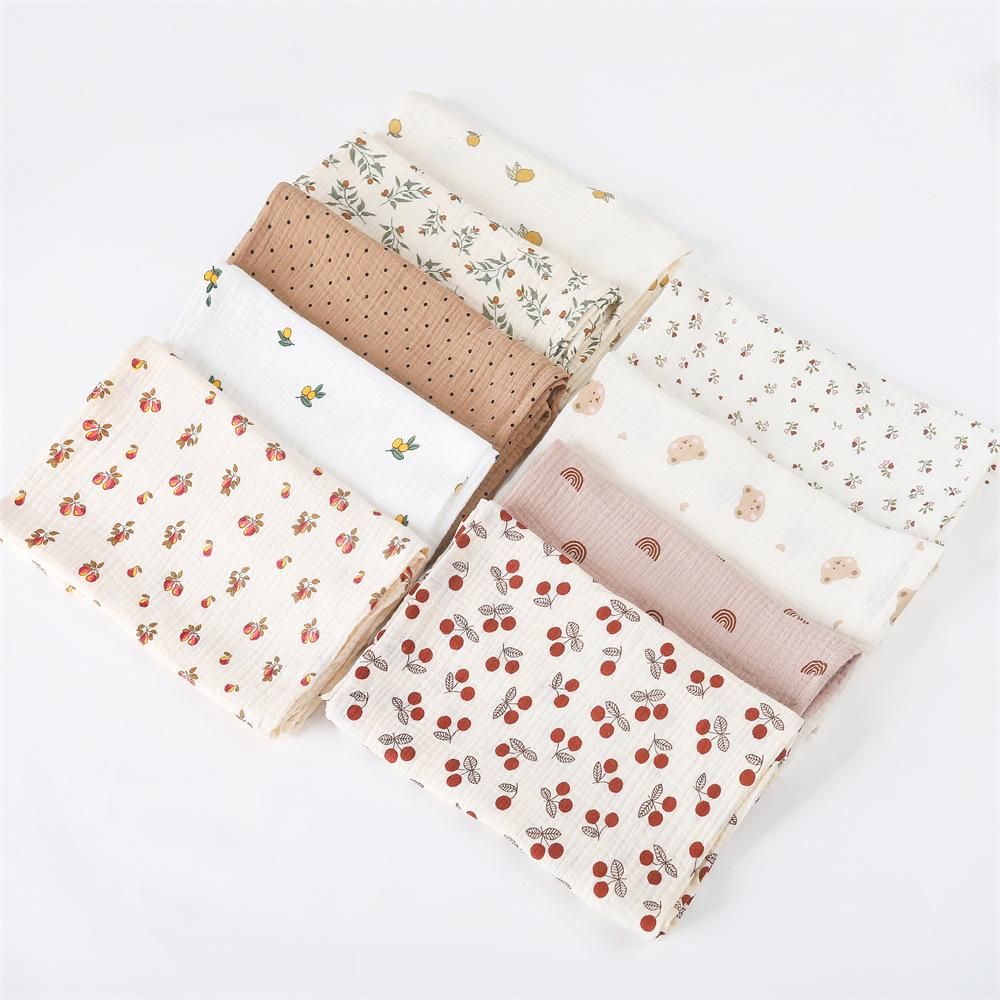 Baby Muslin Swaddle Blankets Baby Receiving Blanket Infant Wrap Bath Towel Baby Born Stroller Cover Newborn Soft Quilt Bebe