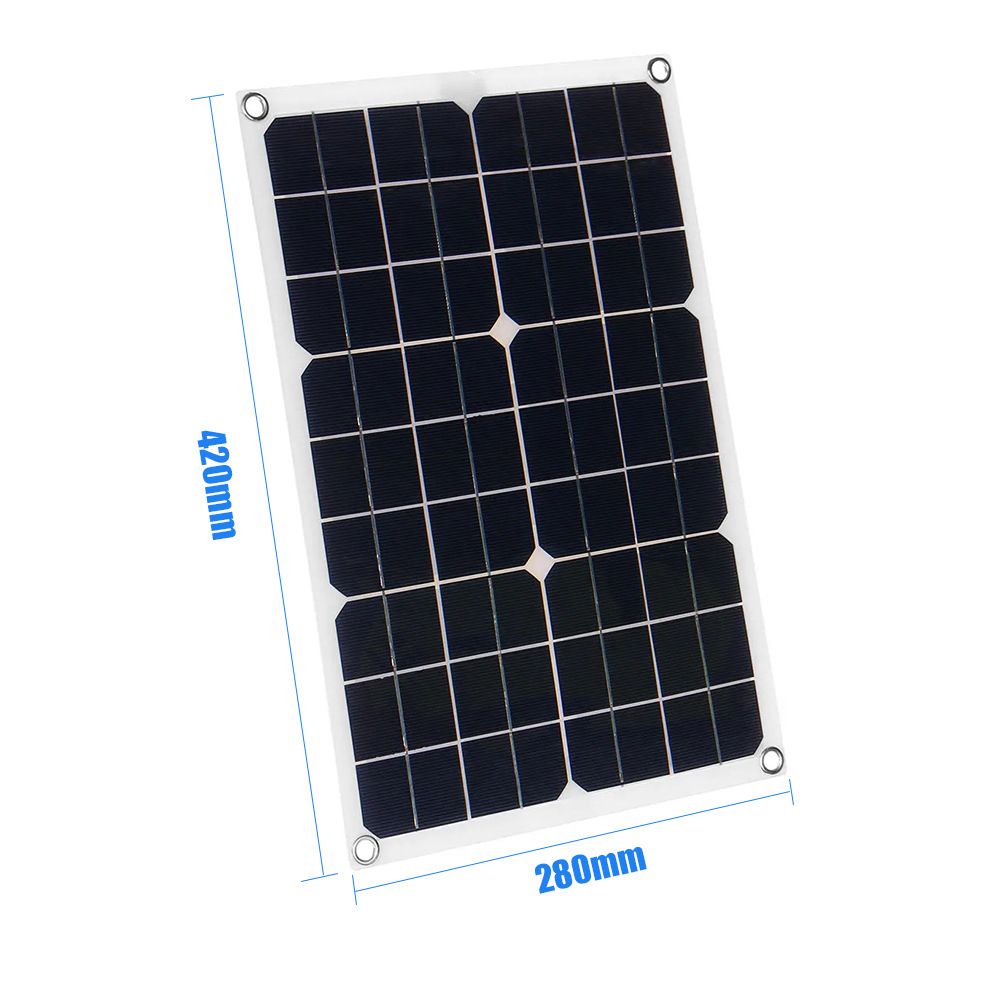 18W Dual USB Flexible Solar Panel Kit Dual USB