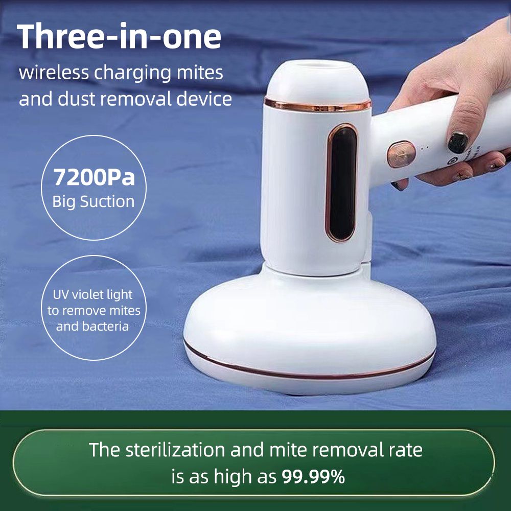 Mite Removal Instrument Wireless Household Small 7200PA 120W