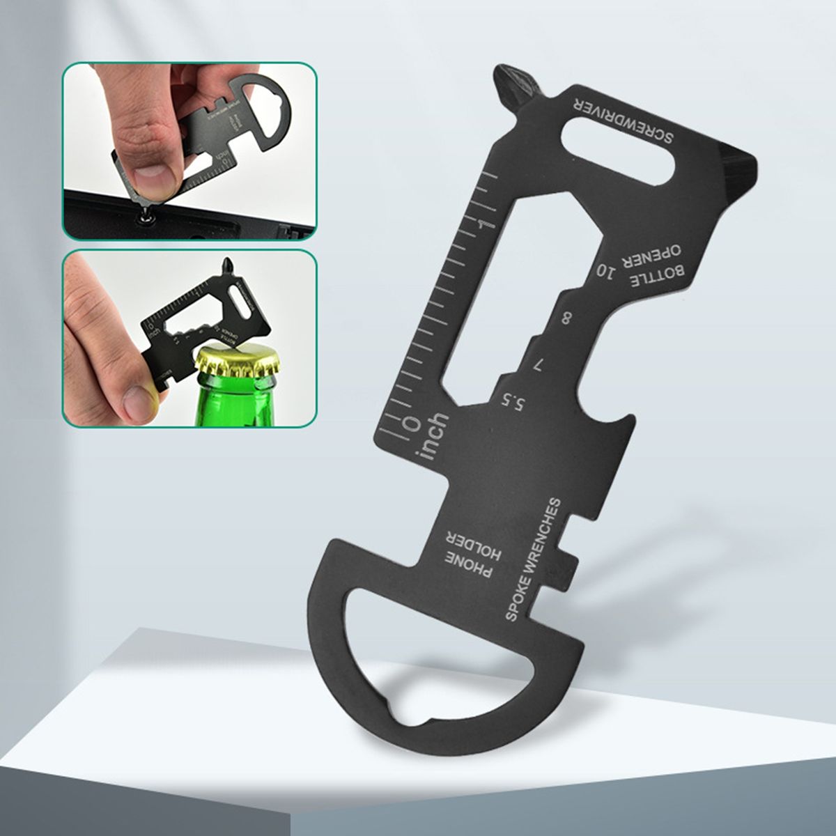 Multifunctional Tool Solid Tool Combination Multitool Card Black