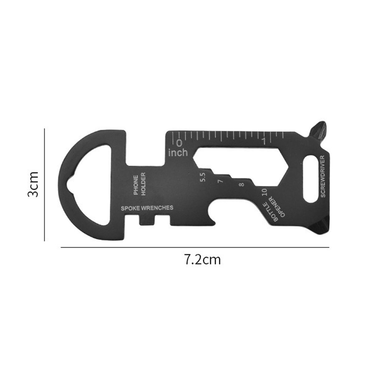 Multifunctional Tool Solid Tool Combination Multitool Card Black