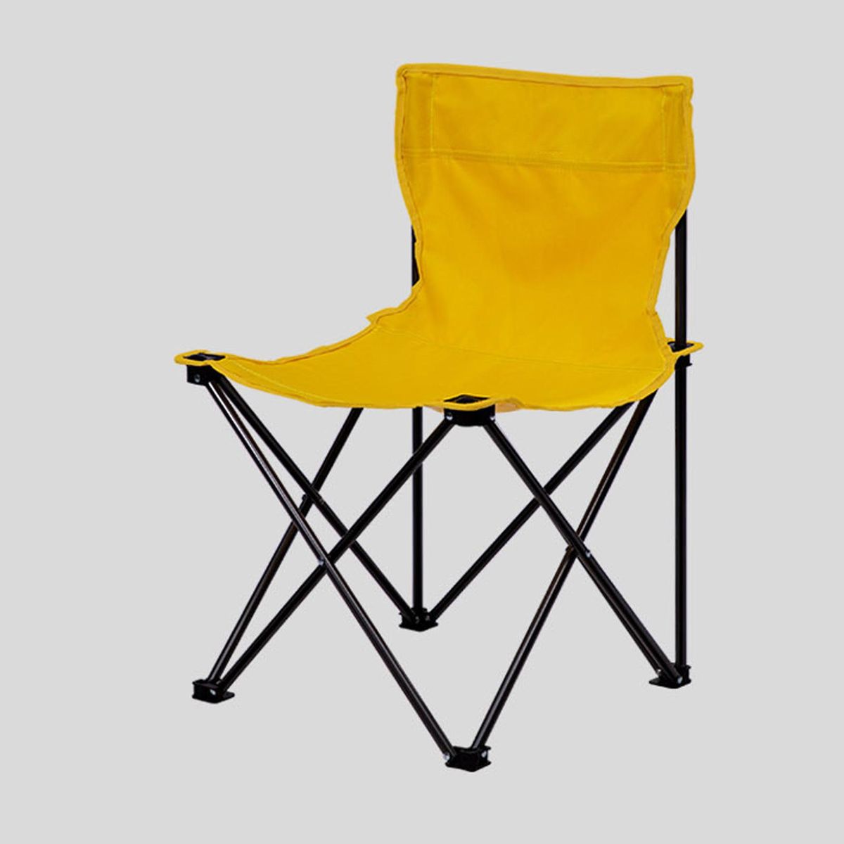 Outdoor Chair Camping Leisure Portable Folding Chair Yellow