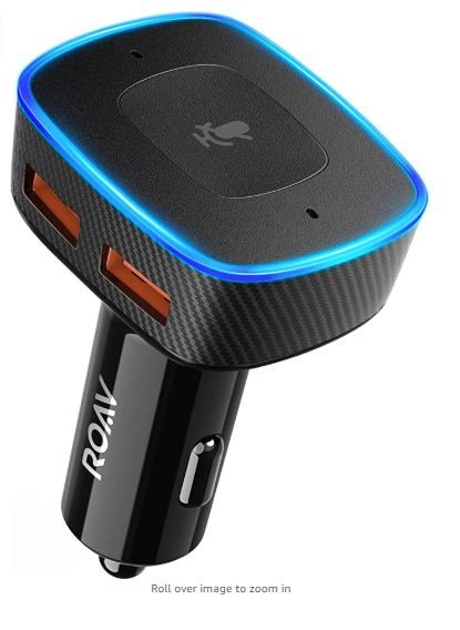 Roav Viva, By Anker, Alexa-Enabled 2-Port USB Car Charger