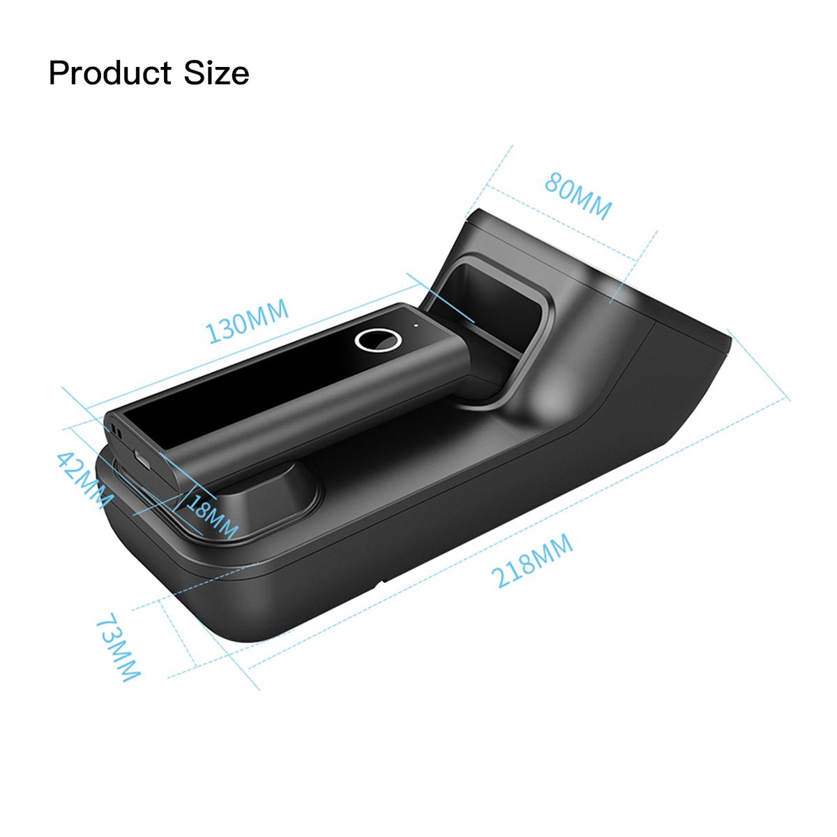 3-in-1 Barcode Scanner Handheld 1D/2D/QR Bar Code Reader