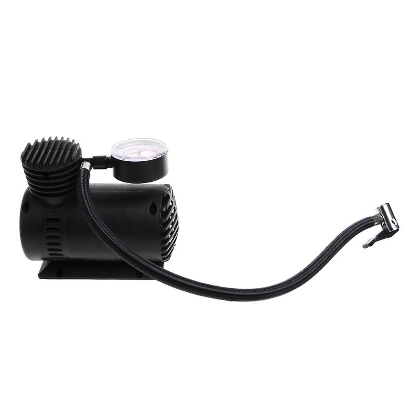1Pc 300 PSI DC 12V Auto Car Portable Mini Air Compressor Electric Tire Inflator Pump W/Gauge