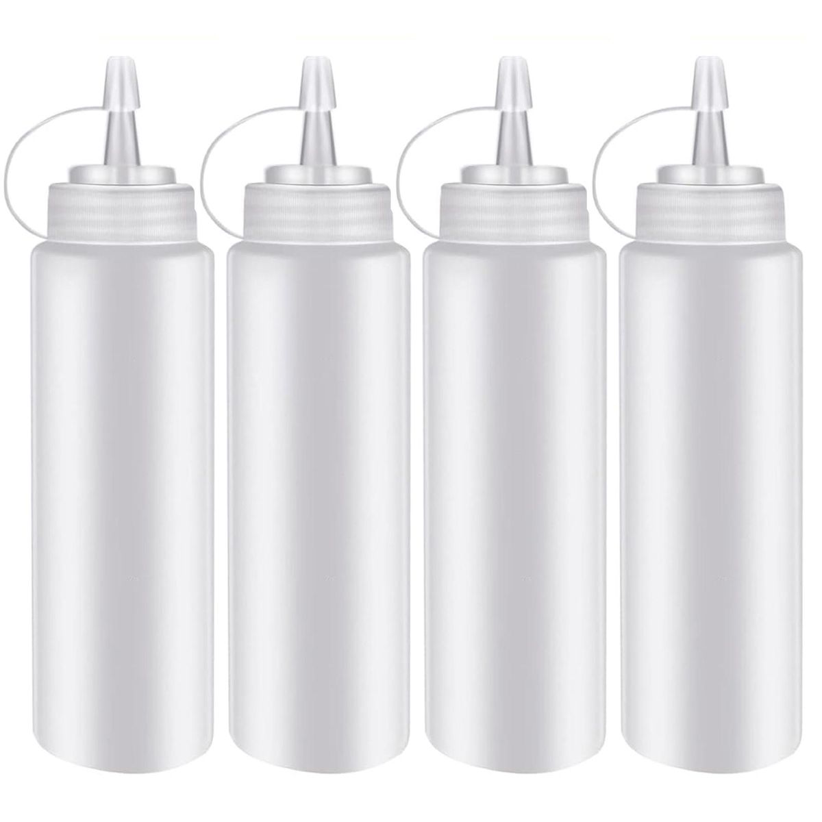 Leak-proof Seasoning Bottles for Demanding Cooking Tasks White