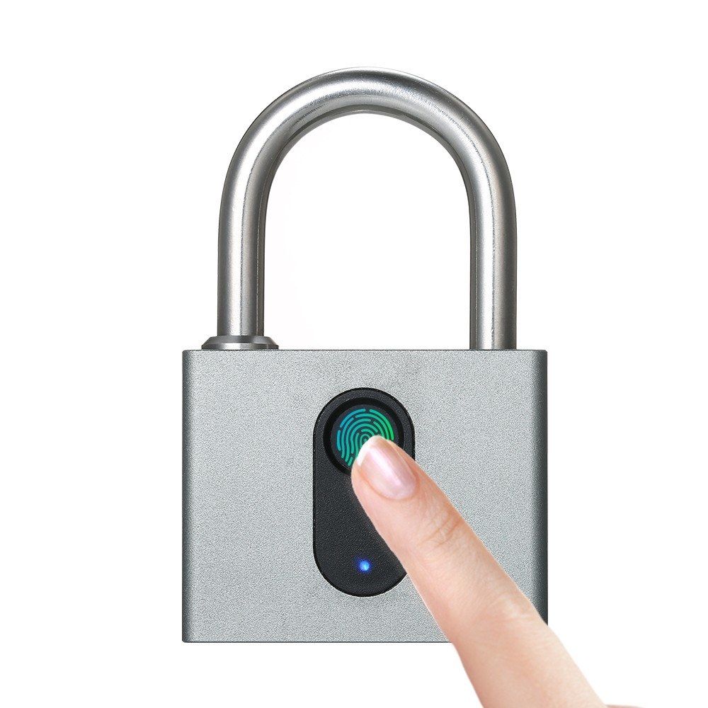 Smart Fingerprint Lock USB Rechargeable Keyless 20 Sets