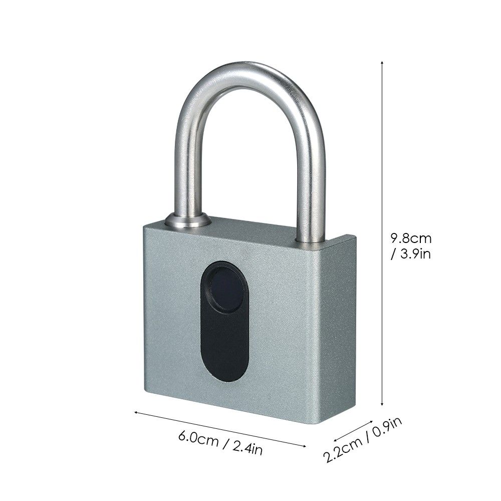 Smart Fingerprint Lock USB Rechargeable Keyless 20 Sets