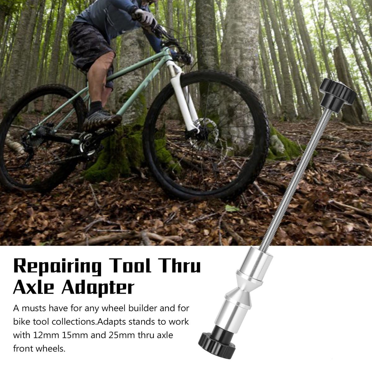 12/15/20mm Home Mechanic Wheel Truing Stand Bike Wheel