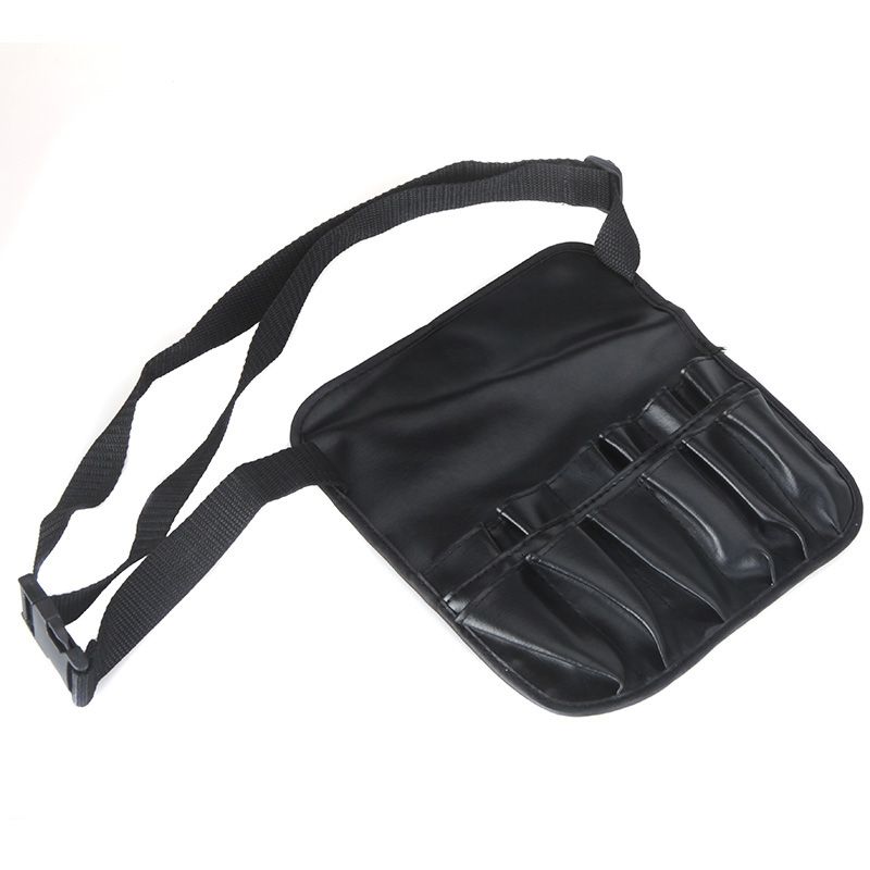 PVC Cosmetic Makeup Brush Apron With Artist Belt Strap