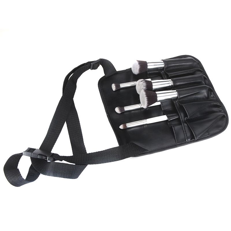 PVC Cosmetic Makeup Brush Apron With Artist Belt Strap