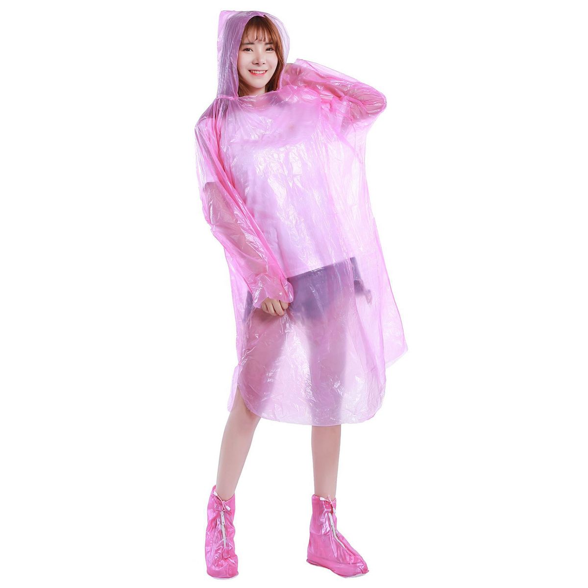 Adults Disposable Raincoat Men Women Outdoors Waterproof
