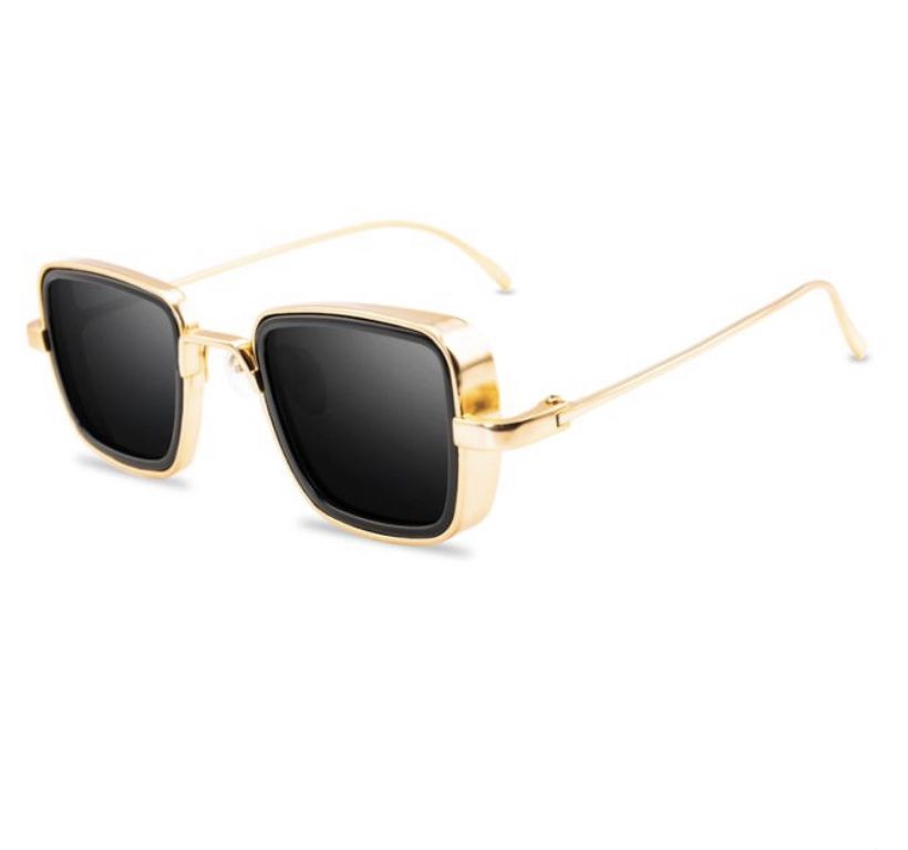 Men Retro Thick Edge Sunglasses Blue Light Blocking Glasses