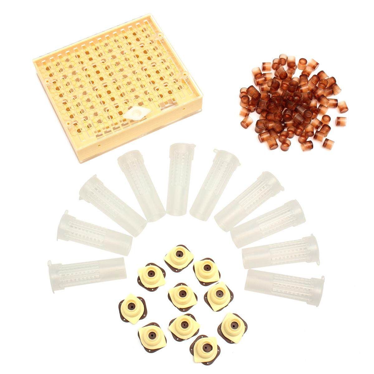 131PCS Queen Rearing System Cultivating Box Bee Catcher Cage Beekeeping Tool Kit