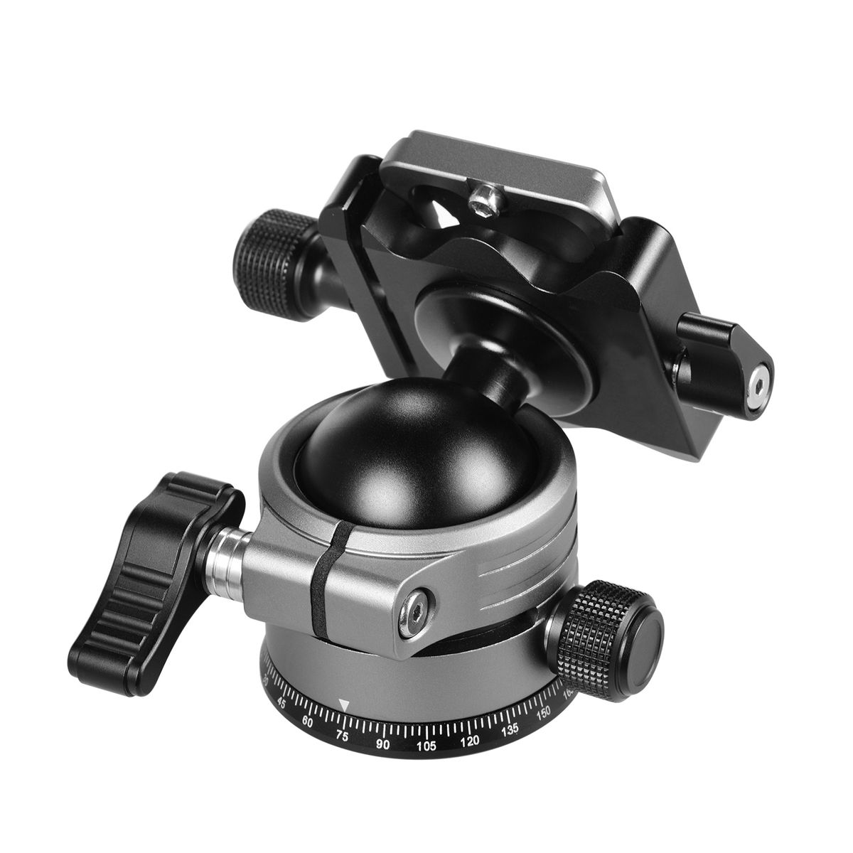 CNC Aluminum Alloy Dual Panoramic Ball Head Low Center Of